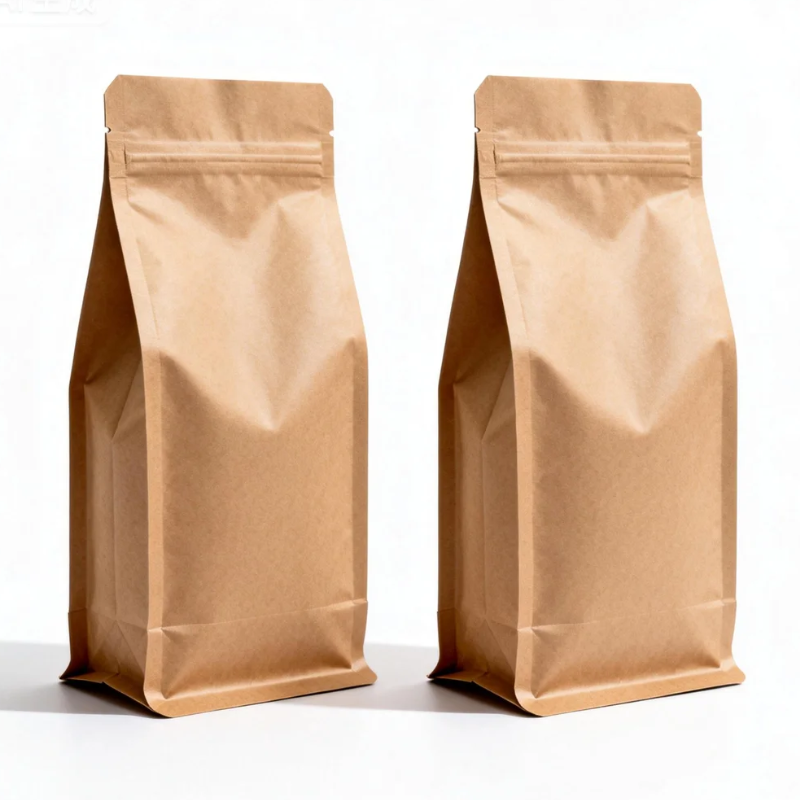 black kraft stand up pouches